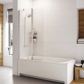 glass bathroom curtains ideas