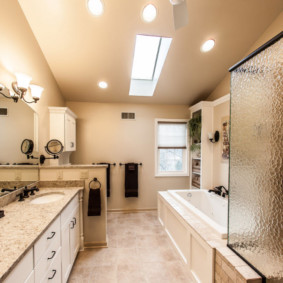 glass curtain for the bathroom decor ideas