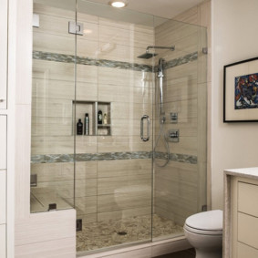 glass bathroom curtains design ideas