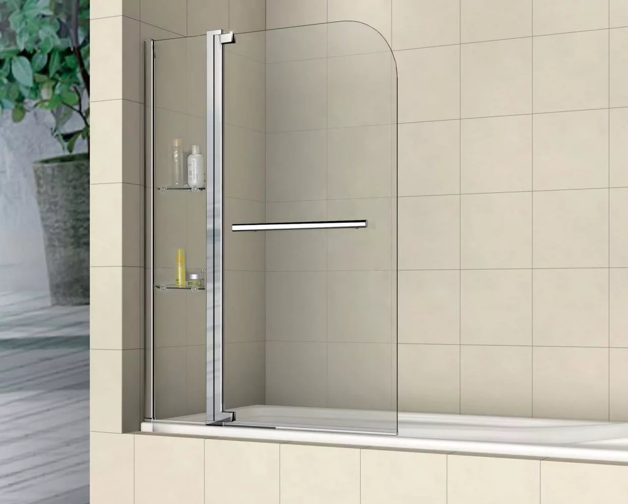 langsir kaca untuk bilik mandi