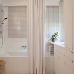 bagaimana untuk memilih langsir untuk hiasan gambar bilik mandi