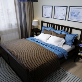 idées d'intérieur chambre marron