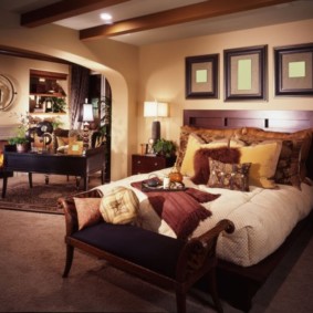 options de photo de chambre marron