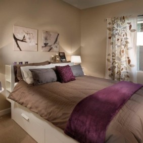 idées de chambre marron