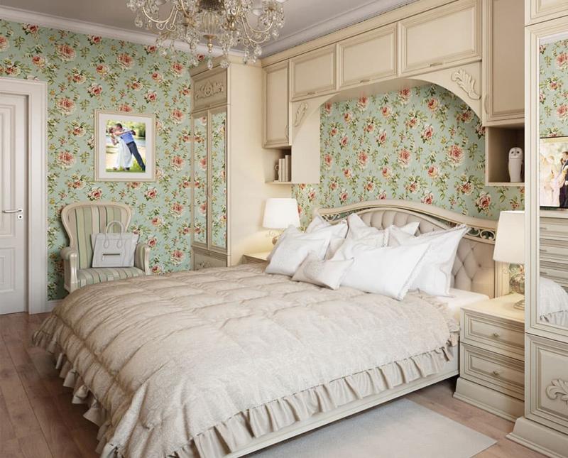 Décor de chambre de style Provence