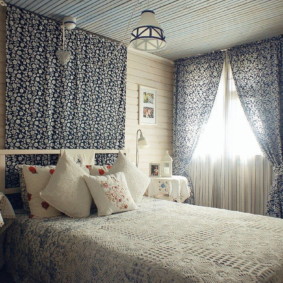 Textile photo chambre style Provence