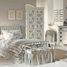 Options de photo de chambre de style Provence