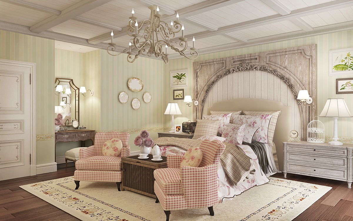 Chambre de style Provence