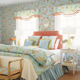 idées textiles chambre provence