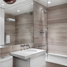 banyo için sürgülü perdeler