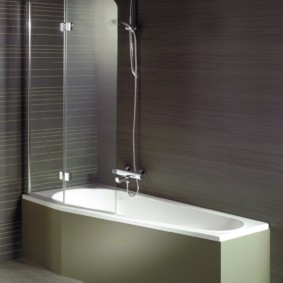 banyo fikirleri seçenekleri için sürgülü perdeler