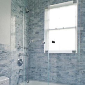 banyo iç fotoğraf için sürgülü perdeler