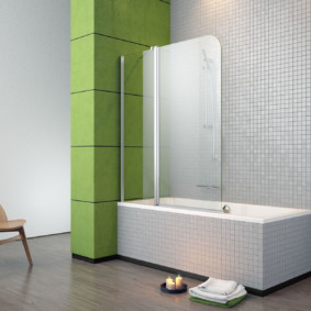 banyo için sürgülü perde