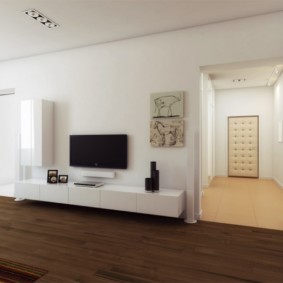 papier peint clair dans les idées de salon