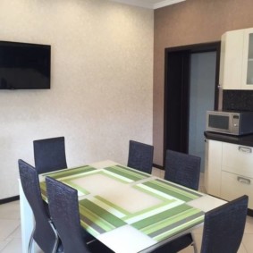 Τηλεόραση στο ντιζάιν κουζίνας