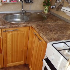 kabinet sinki untuk reka bentuk dapur