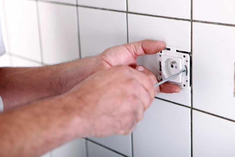 Montage mural carrelé