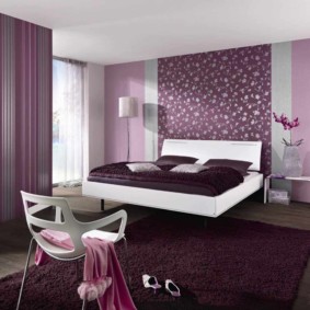 options d'idées de chambre lilas