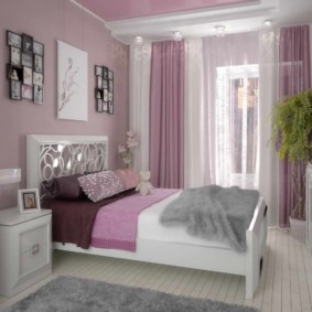conception de chambre lilas
