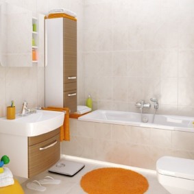 το ντουλάπι τοίχου στο μπάνιο