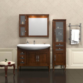 kabinet cermin dalam hiasan foto bilik mandi