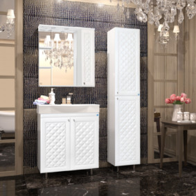 idea reka bentuk kabinet bilik mandi cermin