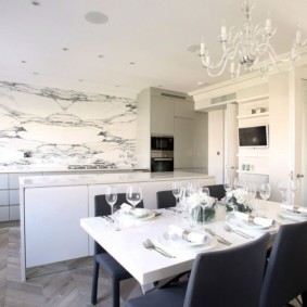 design cuisine salle à manger photo