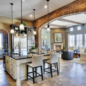 kapılar fikir yerine mutfak kemerler fikirler