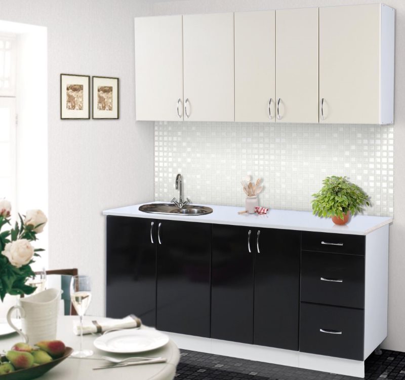 Headset linear dengan facades yang berbeza