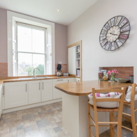 decor de perete în interiorul bucătăriei fotografie