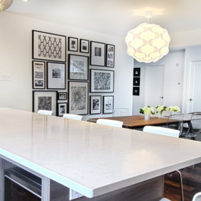 decor de perete în bucătărie