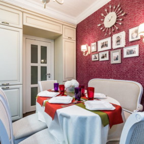 decor de perete în bucătărie