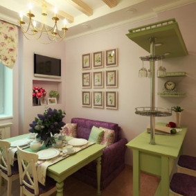 decor de perete în bucătărie