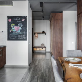 decor de perete în opțiunile fotografiei din bucătărie