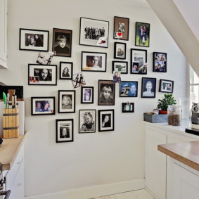 decor de perete în idei de bucătărie idei