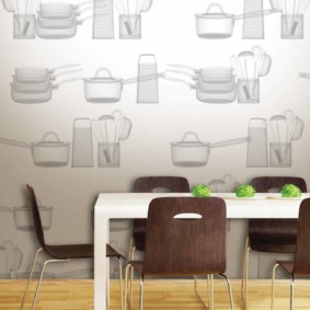 decor de perete în idei de bucătărie idei