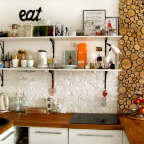 decor de perete în bucătărie