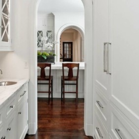 kemer dekor ile mutfak tasarımı