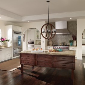 fotoğraf kemer türleri ile mutfak tasarımı