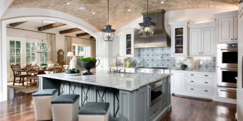 σχεδιασμός κουζίνας με εσωτερικούς τύπους καμάρας