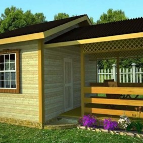 Compact καλοκαιρινή κουζίνα με θόλο