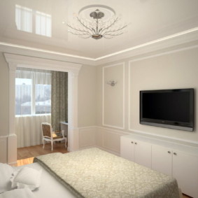 chambre design 11 m² avec plafond tendu