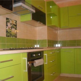 kitchen design with ventilation duct