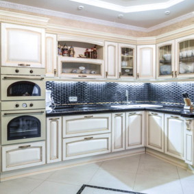 Provence corner kitchen set