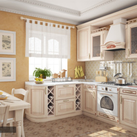 Γωνιά που βρίσκεται στην κουζίνα ενός ιδιωτικού σπιτιού