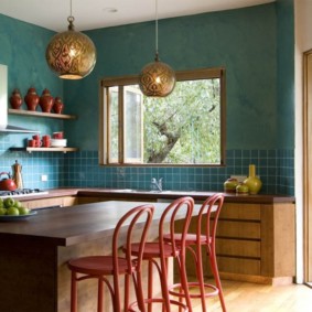 Taburete de bare naturale din lemn