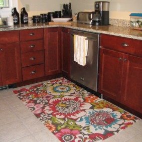 Alfombra floral grande