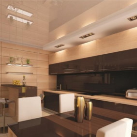 Nhà bếp hiện đại tối giản