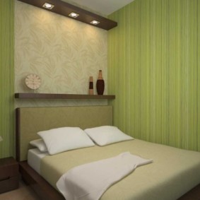 Papier peint rayures vertes