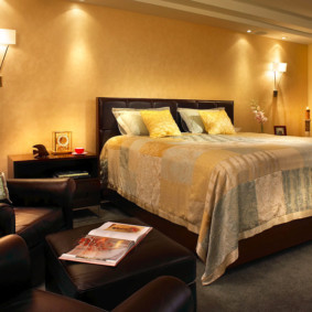 Éclairage de chambre moderne